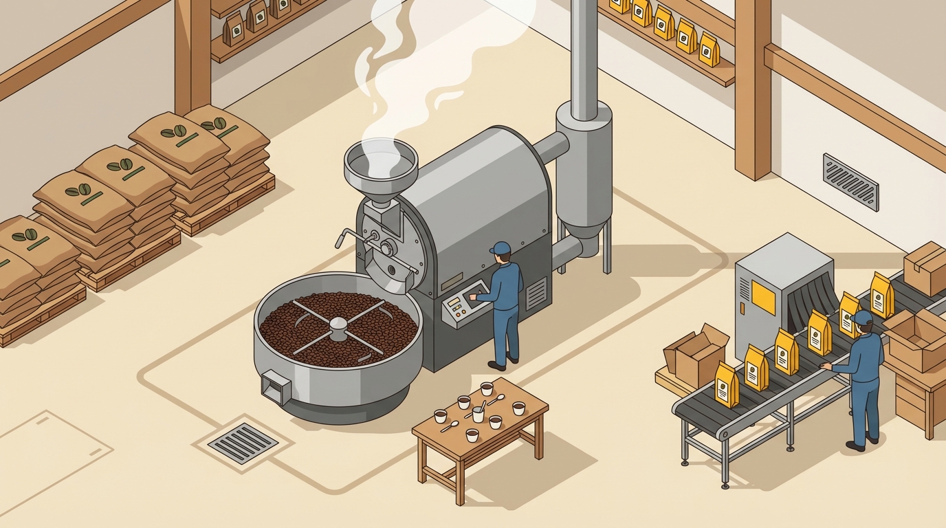 HYUGA COFFEE FACTORY 焙煎工場